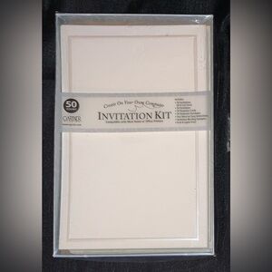 Gartner Studios Invitation Kit 50 Invites & 50 Response Cards Each w/envelopes